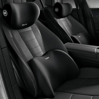 Memory Foam Car Headrest and Lumbar Support Pillow