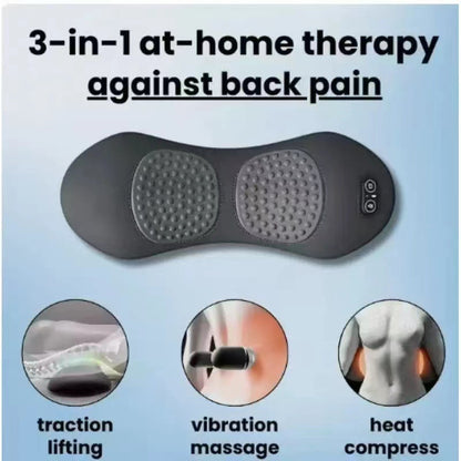 Multifunctional Lumbar Support Pillow with Massage and Heating